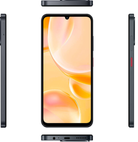 ZTE Blade A55 black side view